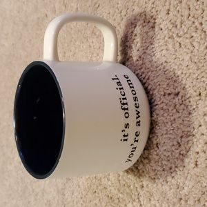 Threshold "it's official. You're awesome" coffee mug.